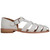 Studio Belvedere Shoes Men's Elio White Open-Toe Italian Deerskin Leather Luxury Sandal