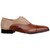 Studio Belvedere Men's Leontes Ant. Cognac/Oat Italian Calf & Suede Luxury Shoes
