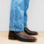 Marco Di Milano Men’s Missouri Genuine Python Skin Square Toe Cowboy Boot