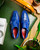 Marco Di Milano Men’s Electric Blue Ostrich Leg Double Monk Strap Shoe NAPOLI