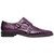 Marco Di Milano Men’s Purple Ostrich Leg Double Monk Strap Shoe NAPOLI
