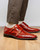 Marco Di Milano Men’s Rustic Cognac Ostrich Leg Double Monk Strap Shoe NAPOLI