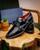 Marco Di Milano Men’s Black Ostrich Leg Double Monk Strap Shoe NAPOLI