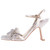 Lady Couture Lust Ivory Rhinestone Petal Slingback Heels