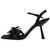 Lady Couture Lust Black Rhinestone Stud Slingback Heels