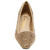 Lady Couture Fever Women's Gold Rhinestone Crystal Pointed Toe Dress Shoes