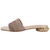 Lady Couture Amazing Women's Gold Multi Rhinestone Strap Slide Sandals