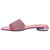 Lady Couture Amazing Women's Pink Multi Rhinestone Strap Slide Sandals