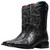 Marco Di Milano Men’s Black Full-Quill Ostrich Western Boot ALABAMA