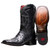 Marco Di Milano Men’s Black Full-Quill Ostrich Western Boot ALABAMA