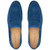 MEZLAN Men's Woven Suede Moccasin Navy Loafer Sanlucar
