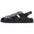 Side view of the Stacy Adams Largo black slingback sandal with a lightweight EVA cushioned sole.