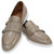 Duca Men's Rimini Beige Italian Calf Leather Slip-On Loafer