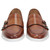 DUCA Men's Rimini Cognac Round Toe Calf Leather Loafers