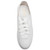 Handcrafted Italian white leather sneakers