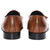 Italian-made DUCA Adam cognac formal shoes featuring a minimalist silhouette and premium leather construction.