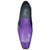 Handmade purple leather loafers