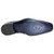 Men's black leather slip-on shoes