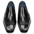 DUCA Paliano Black Italian Leather Slip-On Loafers for Men