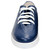 DUCA Max luxury blue leather sneaker side view