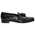 DUCA Adam black Italian leather loafers