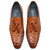 DUCA Tirrenea luxury cognac loafers side view