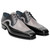 Men's black spectator Derby shoes by DUCA