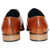 DUCA Sermoneta Cognac men's Italian calf leather Derby dress shoes