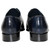 Rear view of Duca Sermoneta Navy dress shoes