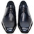 Front view of Duca Sermoneta Navy Derby dress shoes