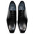 DUCA Sermoneta Black men's Italian calf leather Derby dress shoes