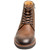 Brown Crazy Horse leather boot details