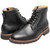 Men's black Crazy Horse leather boots by Florsheim