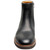 Premium rugged leather side zip boots