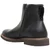 Black Crazy Horse plain toe boots for men