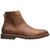 Florsheim Redford brown boot, side view highlighting side zipper closure