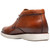 Florsheim Avenue men's cognac smooth leather plain toe chukka boot back angle view