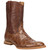 Dan Post Ardor tobacco ostrich boot, additional angle showing shaft detail