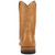 Dan Post Hartwell camel boot, back view showing roper heel
