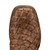 Men's Marc Tan Chocolate Genuine Pirarucu Western Cowboy Boot