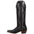 Side view of Dan Post Maravilla black ostrich cowboy boots