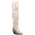 Women's Calvera Natural White Genuine Python Fashion Boot