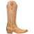 Dan Post Grace women's tan leather boot side view showing 15 inch shaft and western heel