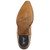 Dan Post Maravilla women's tan ostrich boot leather sole view showing 16 inch shaft and western heel