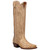 Dan Post Maravilla women's tan full quill ostrich western boot, 45 degree angle view