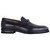 Corrente Men's Horsebit Loafer in Black – side view