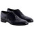 Corrente Men's Perforated Cap-Toe Oxford in Navy – pair view