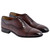 Corrente Men's Perforated Cap-Toe Oxford – Brown