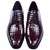 Corrente Men's Croco-Print Calfskin Derby – Burgundy