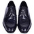 Corrente Men's Croco-Print Calfskin Derby – Navy